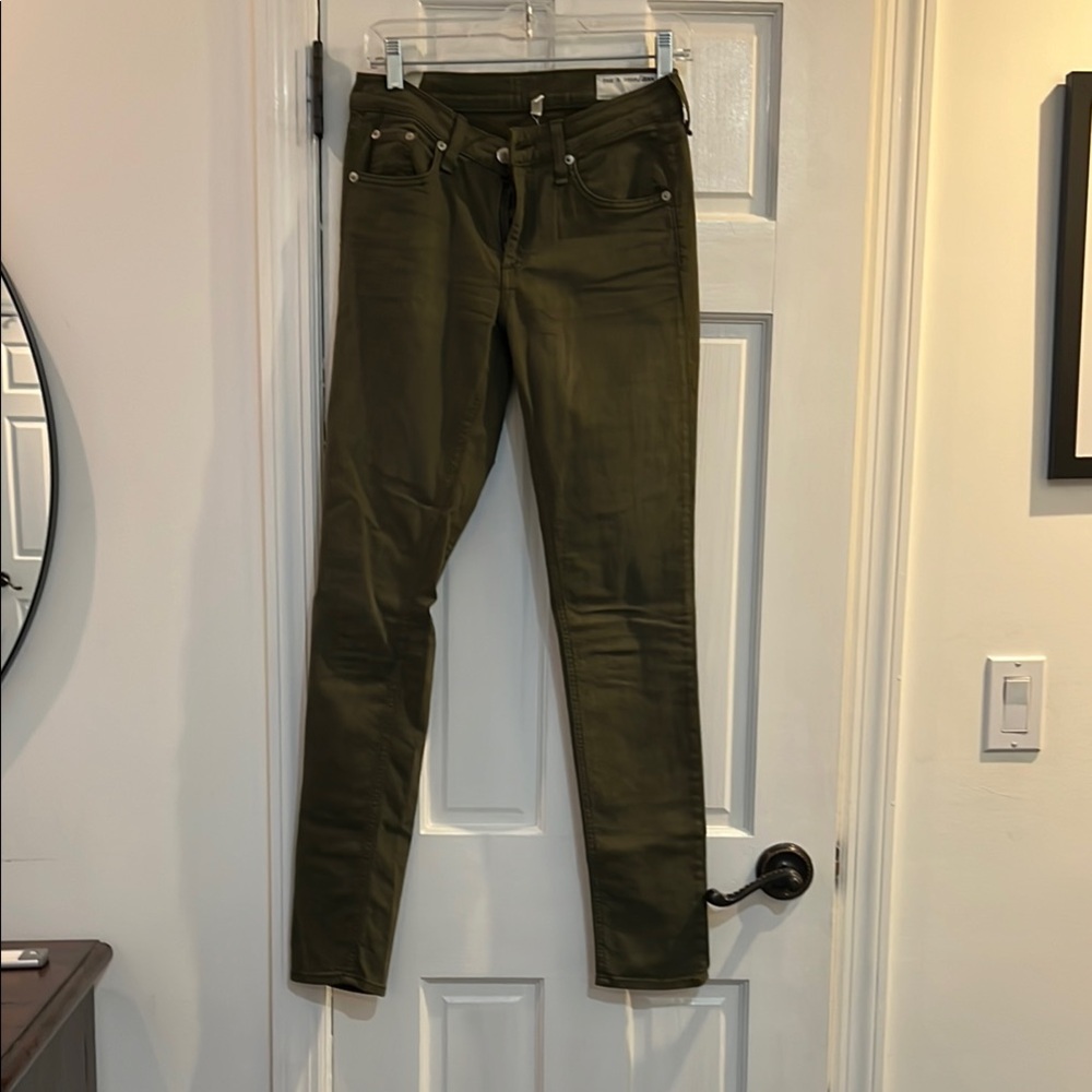 Rag & Bone Green Skinny Jeans Versatile Fit